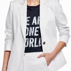 White Cinq’ A Sept Blazer